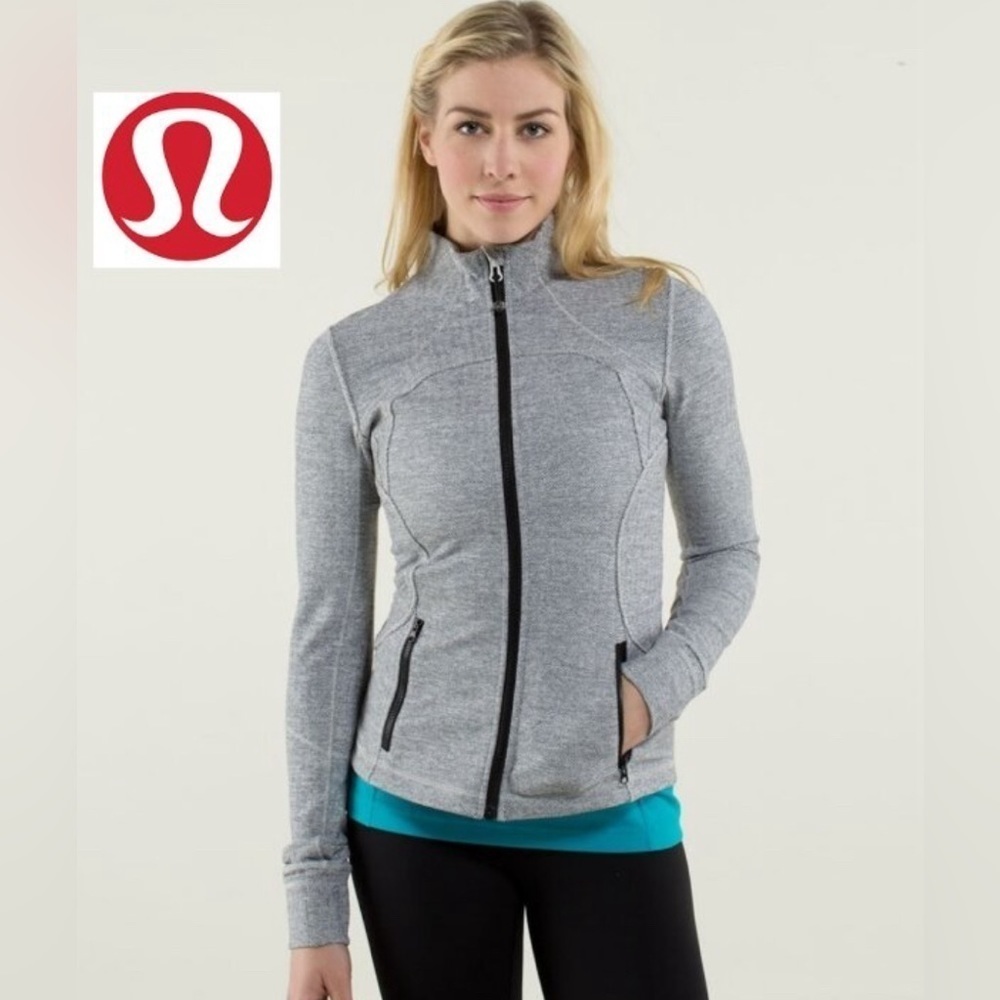 Lululemon Forme Textured Full Zipped Jacket Size 4.